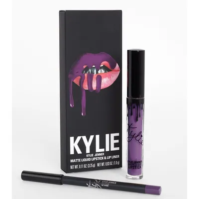 Kylie Cosmetics Fall, Lip Kit Matt Liquid Lipstick & Lip Liner (Matowa pomadka do ust z konturówką)