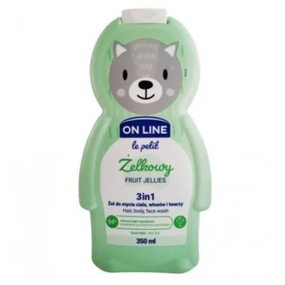 On Line Le Petit, 3 in 1  Hair Body & Face Wash (Żel do mycia ciała, włosów i twarzy 3 w 1 (różne rodzaje))