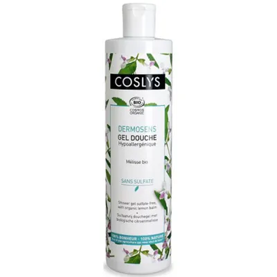 Coslys Dermosens,  Hypoallergenique Melisse Bio (Hipoalergiczny kojący żel pod prysznic z organiczną melisą)
