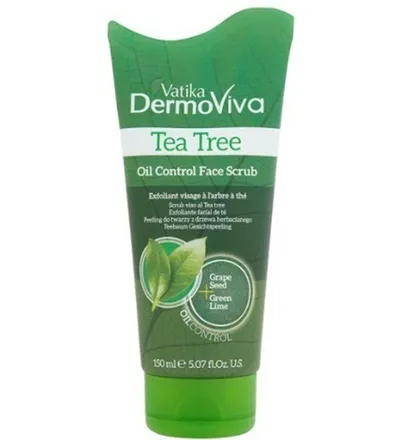 Dabur Vatika, DermoViva, Tea Tree Oil Control Face Scrub (Peeling do twarzy z drzewem herbacianym)
