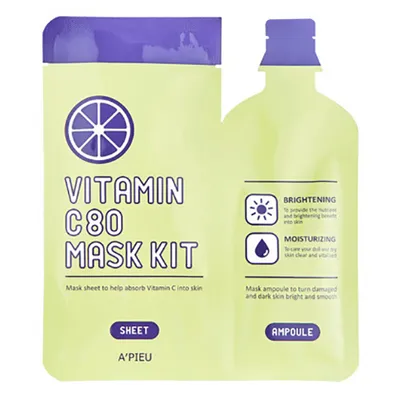 A'pieu Vitamin C80 Mask Kit (Rozjaśniająca maska w płachcie z witaminą C)