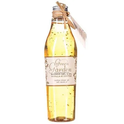 Green Garden Shower Gel & Oil `Vanilla & Coffee` (Żel pod prysznic `Wanilia & Kawa`)