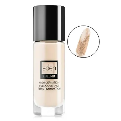 Aden Cosmetics Full HD High Definition Full Coverage Fluid Foundation (Podkład do twarzy)