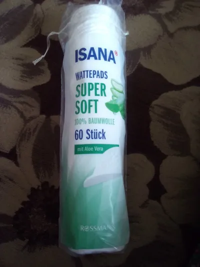 Isana Wattepads Super Soft mit Aloe Vera (Płatki kosmetyczne z aloesem)