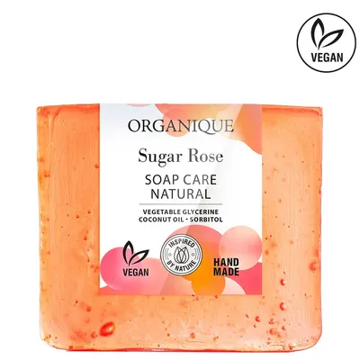 Organique Sugar Rose, Soap Care Natural (Mydło pielęgnujące)