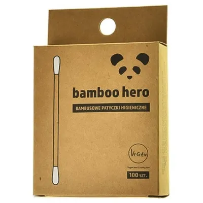 Bamboo Hero Bambusowe patyczki higieniczne