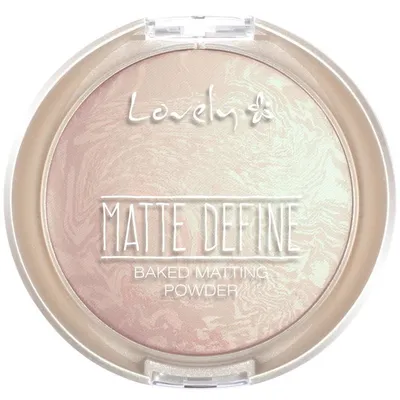 Lovely Matte Define Baked Matting Powder (Wypiekany puder matujący)