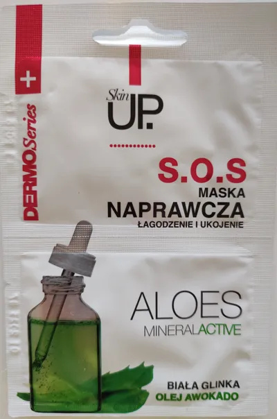 Skin UP Dermo Series+, S.O.S Maska naprawcza `Łagodzenie i ukojenie`