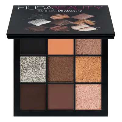Huda Beauty Smokey Obsessions, Eyeshadow Palette (Paleta 9 cieni do oczu)