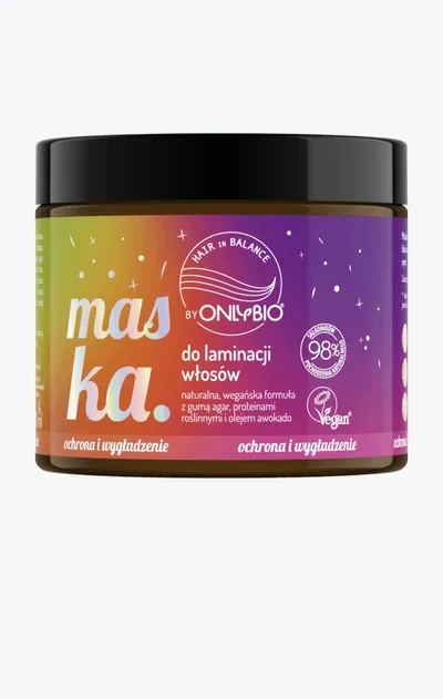 OnlyBio Hair in Balance, Maska do laminacji włosów (różne zapachy)
