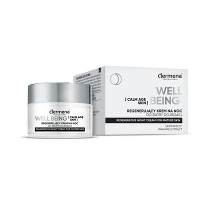 Dermena Professional Well Being Calm Age Skin, Regenerujący krem na noc