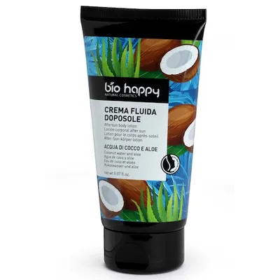 Bio Happy Crema Fluida Doposole (Łagodzące mleczko po opalaniu `Woda kokosowa & aloes`)