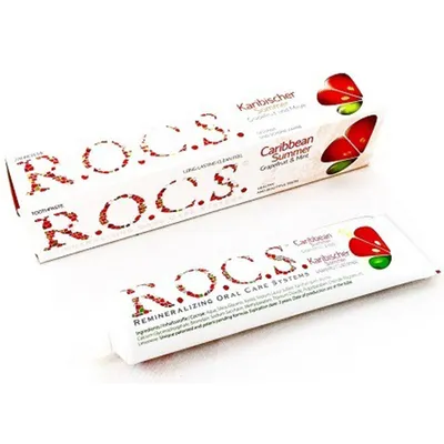 ROCS Grapefruit & Mint Toothpaste (Pasta do zębów o smaku miętowo-grejpfrutowym)