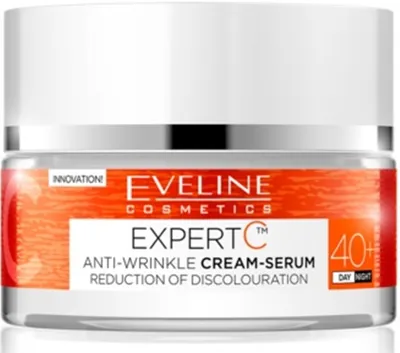 Eveline Cosmetics Expert C Aktywator Młodości, Przeciwzmarszczkowy krem – serum na dzień i na noc 40+ `Redukcja przebarwień`