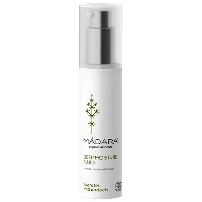 Madara Organic Skincare Deep Moisture Fluid (Krem głęboko nawilżający do twarzy do cery normalnej i mieszanej)