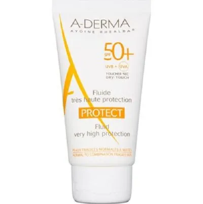 A-Derma Protect, Cream SPF 50+ (Krem ochronny do twarzy nieperfumowany)