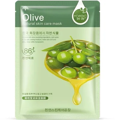 Rorec Natural Skin Care Mask Olive (Maska w płacie `Oliwka`)