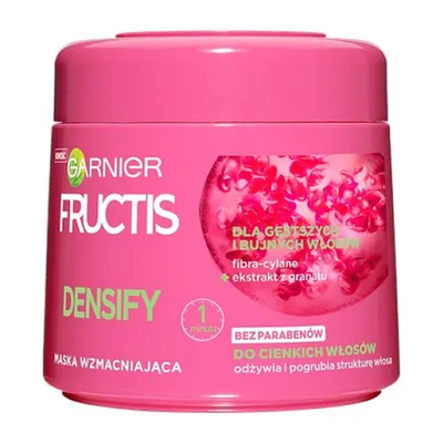 Garnier Fructis, Densify, Maska wzmacniająca do cienkich włosów