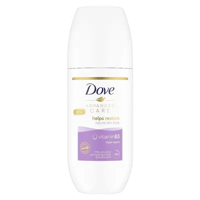 Dove Advanced Care, Clean Touch, Deodorant roll-on (Dezodorant w kulce)