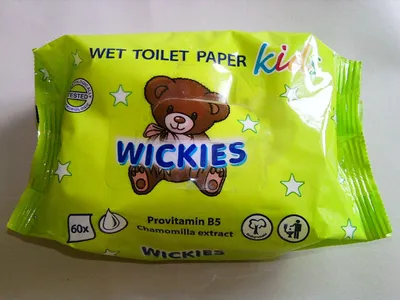 Wickies kids Wet Toilet Paper (Nawilżany papier toaletowy)