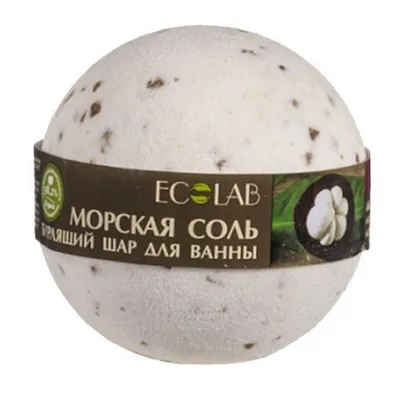 Ecolab Musująca kula do kąpieli `Mangostan i wanilia`