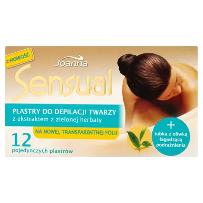 Joanna Sensual, Plastry do depilacji twarzy z ekstraktem z zielonej herbaty