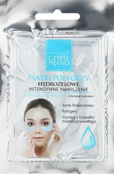 Czyste Piękno Hydrożelowe płatki pod oczy `Intensywne nawilżenie`