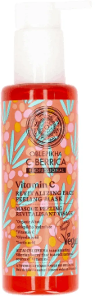 Natura Siberica Oblepikha C-berrica Professional, Vitamin C Revitalizing Face Peeling Mask (Rewitalizujący peeling-maska do twarzy z kwasami i witaminą C)