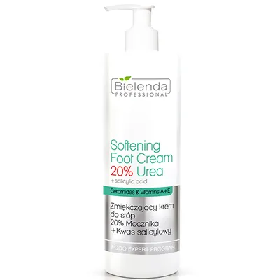 Bielenda Professional Zmiękczający krem do stóp 20 % mocznika + kwas salicylowy