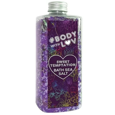 Body with Luv Sea Salt For Bath Sweet Temptation (Sól do kąpieli)