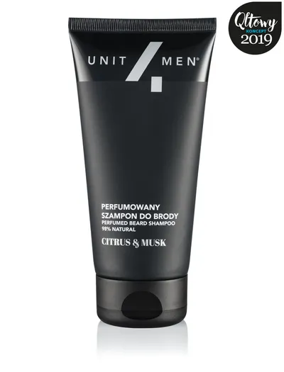 Unit4Men Citrus & Musk, Perfumed Beard Shampoo (Szampon do brody perfumowany)