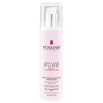 Yoskine Asayake Pure, Neo-lipidowe mleczko nawilżające do każdego rodzaju cery