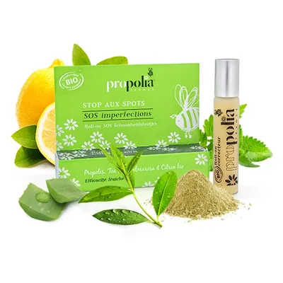 Beeyes Propolia Stop Aux Spots SOS Imperfections Roll-on (Propolisowy żel korektor przeciw pryszczom - roll-on SOS na niedoskonałości)