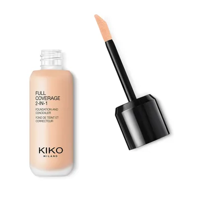 Kiko Milano Full Coverage 2-in-1 Foundation & Concealer (Mocno kryjący podkład i korektor 2 w 1)