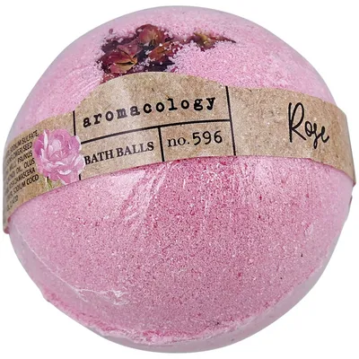 Action Aromacology, Bath Balls Rose (Kula musująca do kąpieli `Róża`)