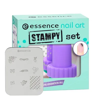Essence Nail Art, Stampy Set (Zestaw stempelków do zdobienia paznokci)