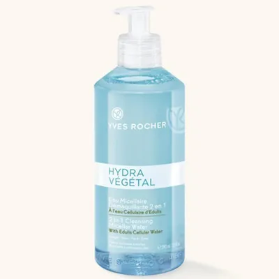 Yves Rocher Hydra Vegetal, Eau Micellaire Demaquillante 2 en 1 (Nawilżający płyn micelarny  2 w 1 (nowa wersja))