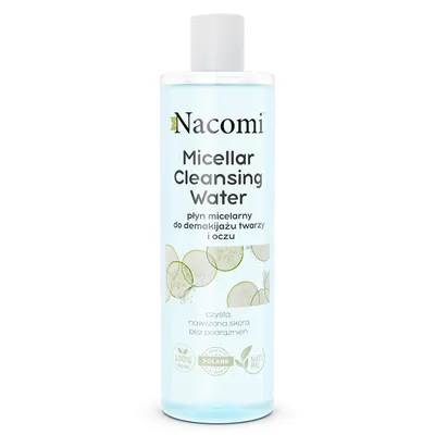 Nacomi Micellar Cleansing Water (Płyn micelarny łagodzący do demakijażu twarzy i oczu)