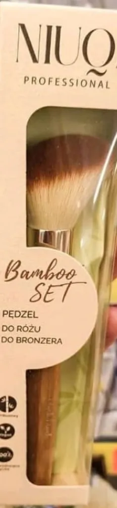 Niuqi Bamboo Set, Bambusowy pędzel do różu i bronzera