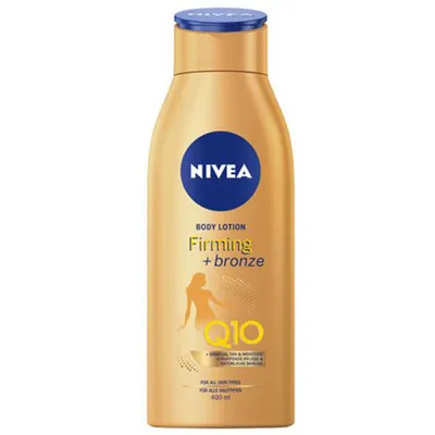 Nivea Q10 Firming + Bronze, Ujędrniajacy balsam do ciała z efektem brązującym i koenzymem Q10