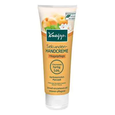 Kneipp Sekunden Handcreme + Nagelpflege (Krem do rąk z mleczkiem morelowym i olejkiem z maruli)