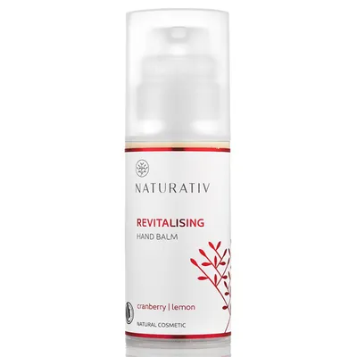 Naturativ Rewitalizujący balsam do rąk `Żurawina i cytryna`