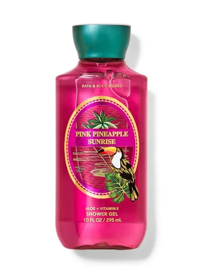 Bath & Body Works Pink Pineapple Sunrise, Aloe + Vitamin E Shower Gel (Żel pod prysznic)