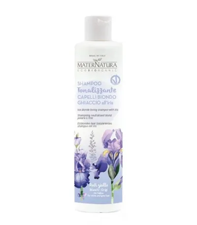 MaterNatura Szampon tonujący przeciw żółtym odcieniom włosów blond