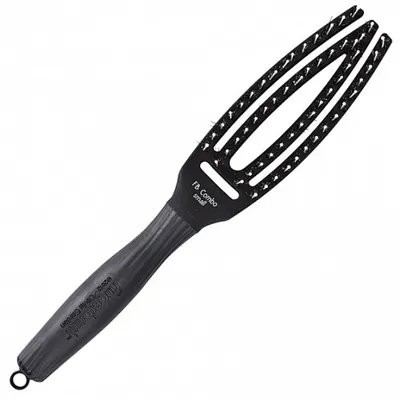 Olivia Garden Finger Brush Combo Small (Szczotka do rozczesywania i masażu włosie dzika)
