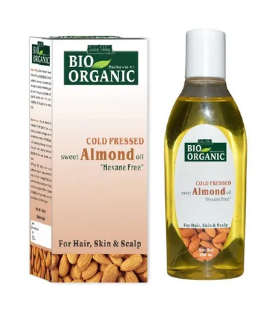 Indus Valley Cold Pressed Organic Sweet Almond Oil (Organiczny olej z migdałów)