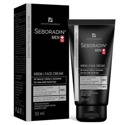 Seboradin Men, Face Cream For Men With Facial Hair (Krem do pielęgnacji twarzy i skóry z zarostem)