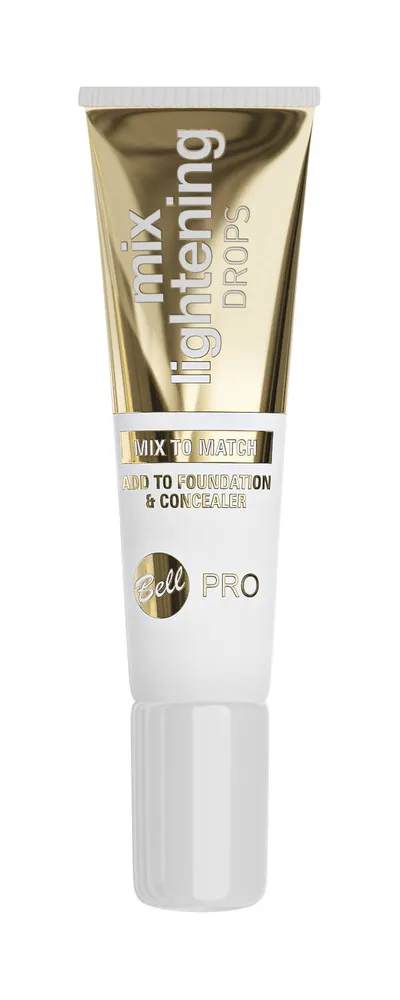Bell Professional Mix Lightening Drops (Wegańskie krople rozjaśniające do podkładu)