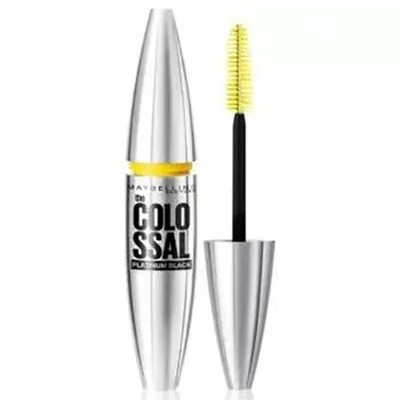 Maybelline New York Colossal Platinum Black Mascara (Pogrubiający tusz do rzęs)