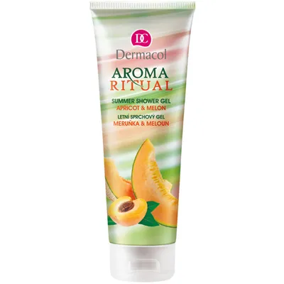 Dermacol Aroma Ritual, Summer Shower Gel Apricot & Melon (Letni żel pod prysznic `Morela i melon`)